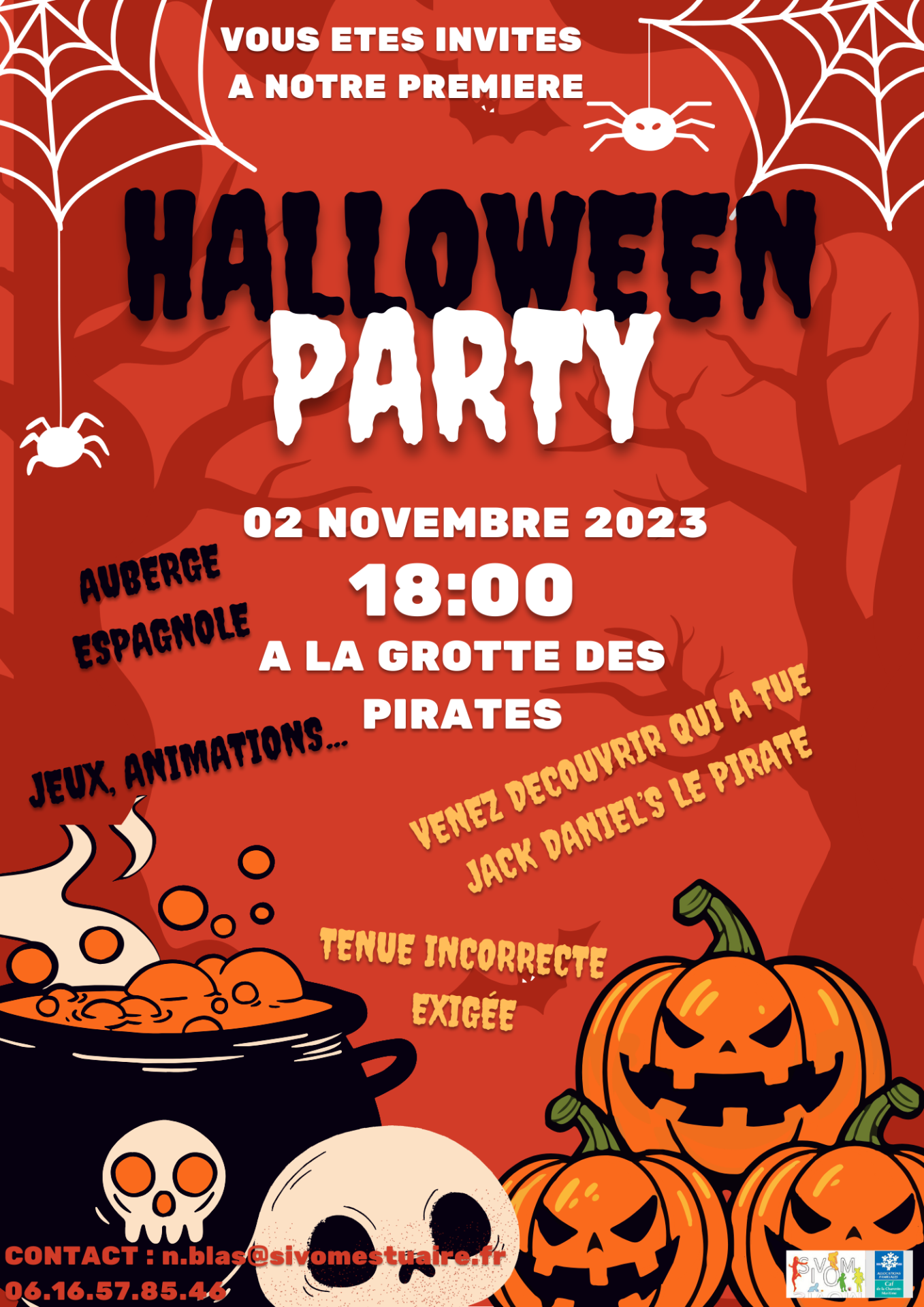 Programme meschers soiree halloween 2023