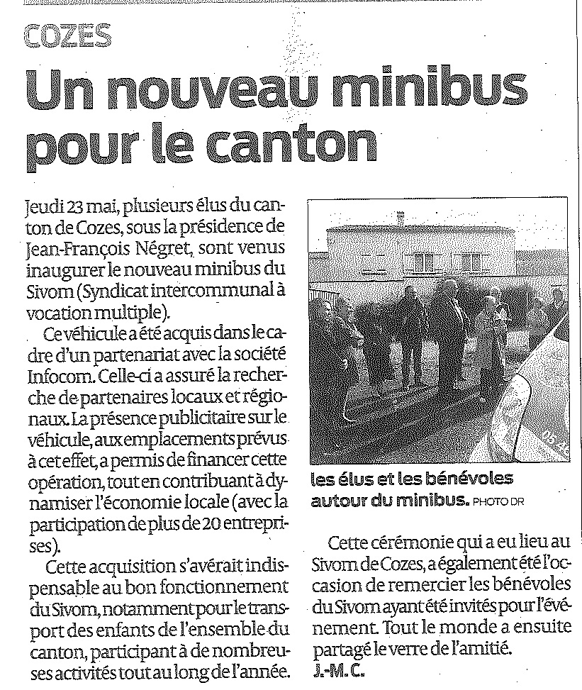 Article Sud Ouest 10 juin 2013